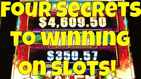  secret to winning on slots